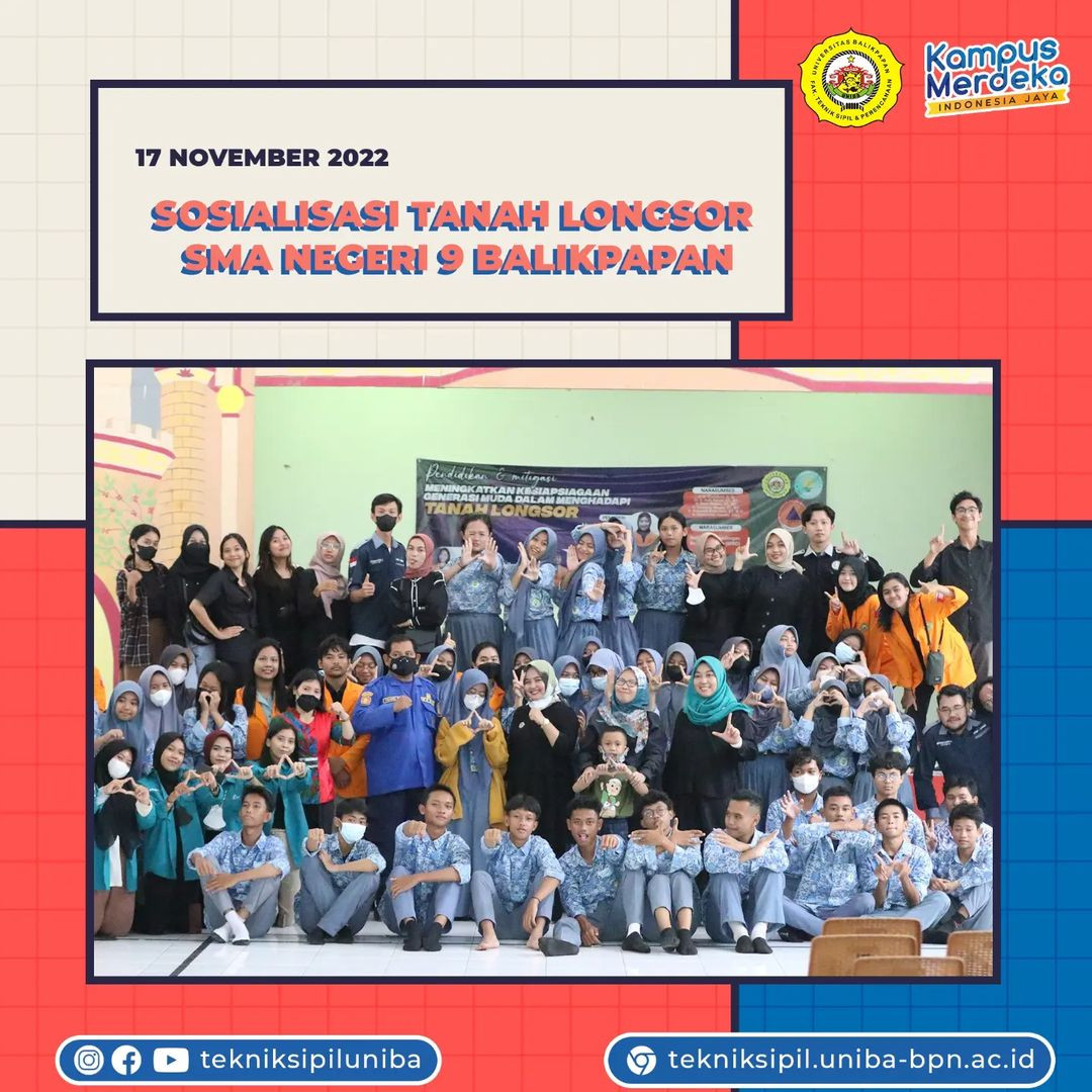 Sosialisasi Tanah Longsor SMA Negeri 9 Balikpapan & pameran inovasi